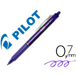 Bolígrafo borrable Pilot Frixion clicker retráctil violeta