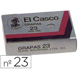 Caja de grapas El Casco nº 23 galvanizadas