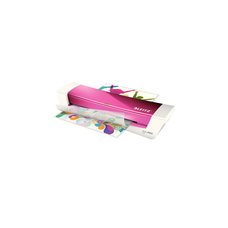  Plastificadora Leitz iLam Home Office A4 en color rosa