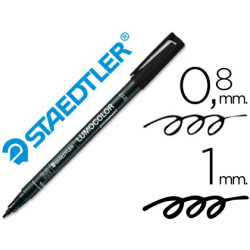 Rotulador permanente STAEDTLER LUMOCOLOR Negro (0,8 - 1,0 mm)
