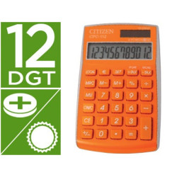 Calculadora de bolsillo Citizen CPC-112 color naranja