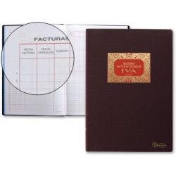 Libro contable de FACTURAS RECIBIDAS Folio natural