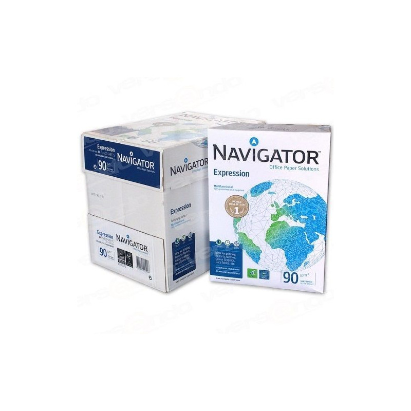 Papel Navigator Inkjet superior espesura de 90 gr. (Caja 5 paquetes)