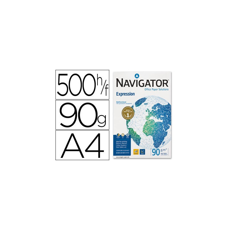 Papel Navigator Inkjet superior espesura de 90 gr.