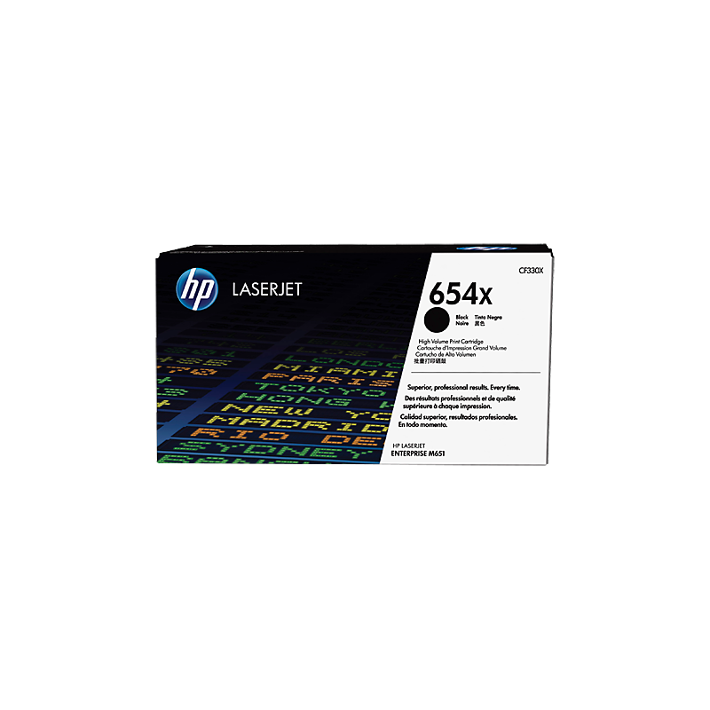 Toner Original HP Laserjet 654X Negro (CF330X) Alta Capacidad