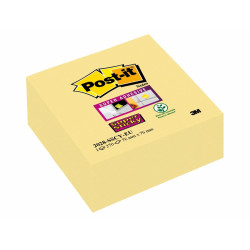 Cubo de notas POST-IT Super Sticky de 76 x 76 mm. (270 Hojas)