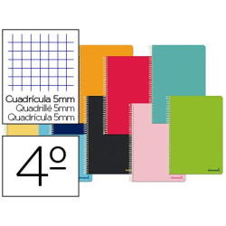 Cuaderno  SMART tamaño cuarto con cuadricula de 5 mm