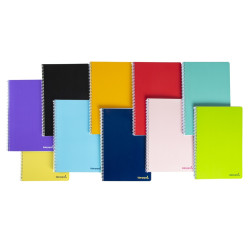 Cuaderno  SMART tamaño cuarto con rayado montessori 3,5 mm.