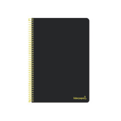 Cuaderno  SMART tamaño folio con cuadricula de 4 mm. NEGRO