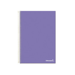 Cuaderno  SMART tamaño folio con cuadricula de 4 mm. VIOLETA