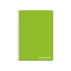 Cuaderno Witty tamaño folio con cuadricula de 4 mm color verde