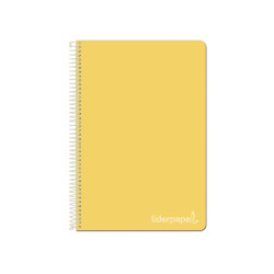 Cuaderno Witty tamaño folio con cuadricula de 4 mm color amarillo