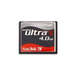 Tarjetas de Memoria SanDisk Compact Flash 4 GB ULTRA II
