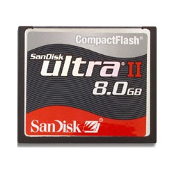 Tarjetas de Memoria SanDisk Compact Flash 8 GB ULTRA II