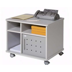 Mesa Rocada para fotocopiadora, gris
