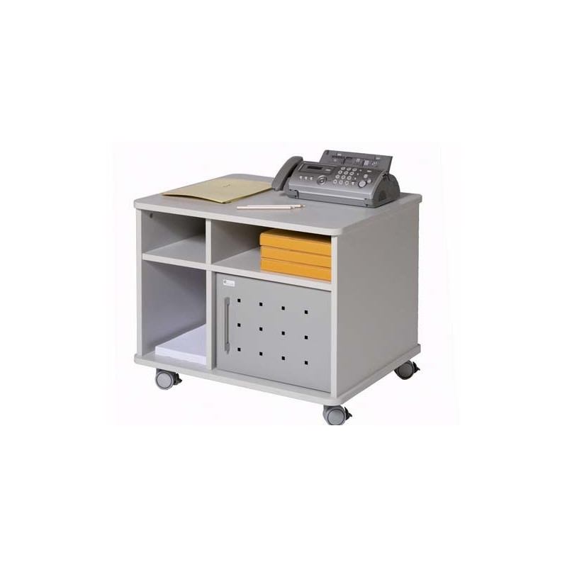 Mesa Rocada para fotocopiadora, gris