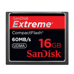 Tarjetas de Memoria Sandisk EXTREME Compact Flash 16GB