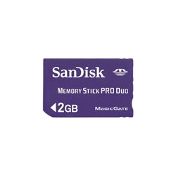Tarjeta de Memoria Sandisk Memory Stick Pro Duo 2GB