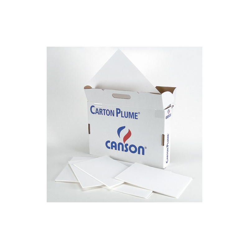 Cartón pluma CANSON CLASSIC 3 mm. DIN A-4 Blanco (56 uds.)