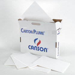 Cartón pluma CANSON CLASSIC 5 mm. 70 x 100 cm. Blanco (24 uds.)
