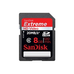 Tarjeta de Memoria SanDisk Secure Digital EXTREME III 8GB