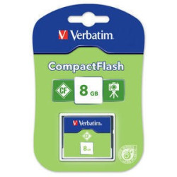 Tarjetas de Memoria Verbatim Compact Flash 8GB
