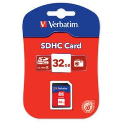 Tarjeta de Memoria Verbatim Secure Digital SDHC Clase 4 32GB