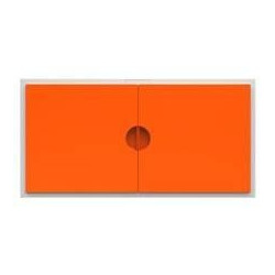 Armario de 2 puertas color Naranja
