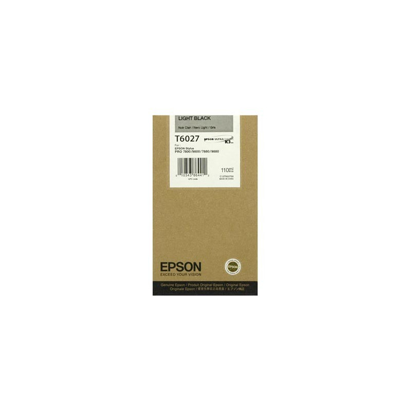 Cartucho EPSON T6027 GRIS para PRO-7800/9800 (110 ml)