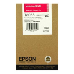 Cartucho EPSON T6053 MAGENTA para PRO-4880/4800 (110 ml.)
