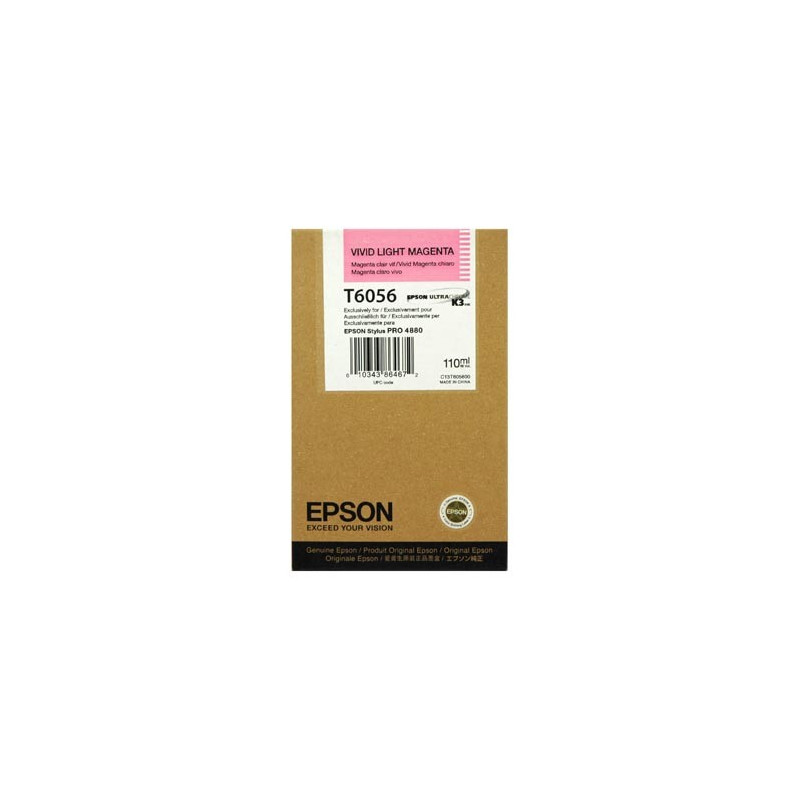 Cartucho EPSON T6056 MAGENTA CLARO para PRO-4880/4800 (110 ml.)