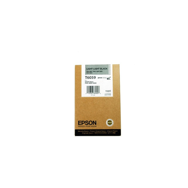 Cartucho EPSON T6059 GRIS CLARO para PRO-4880/4800 (110 ml.)