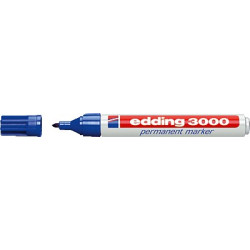 Marcador permanente Edding 3000 azul