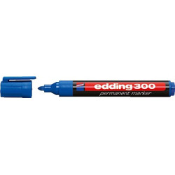 Marcador permanente Edding 300 azul