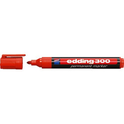 Marcador permanente Edding 300 rojo